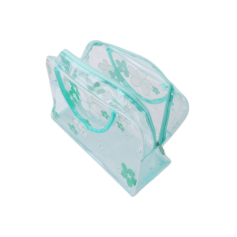 Прозрачный Пластиковый Органайзер сумки косметички макияж повседневные дорожные водонепроницаемые туалетные принадлежности, мытье