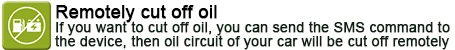 cut off oil