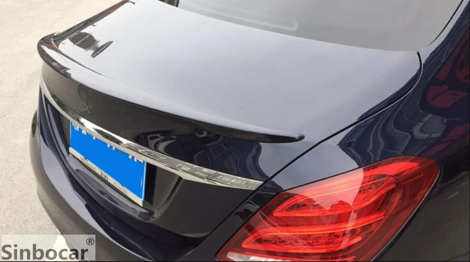 Задний спойлер для Mercedes W205 задний 4 дверного седана C180L C200L C300L 2015 2018|Спойлеры и