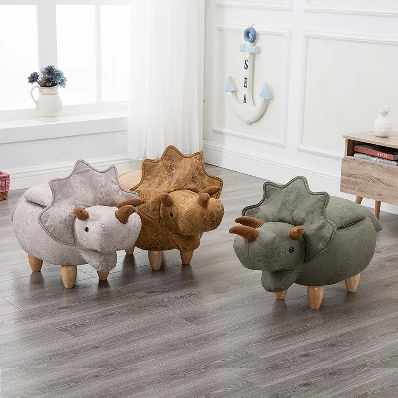 Creative Storage Stool Ottoman Home Decoration Sofa Storage Door Bench Dinosaur Design Kids Children Adult Chair Creative Storage Stool Ottoman Home Decoration Sofa Storage Door Bench Dinosaur Design Kids Children Adult Chair