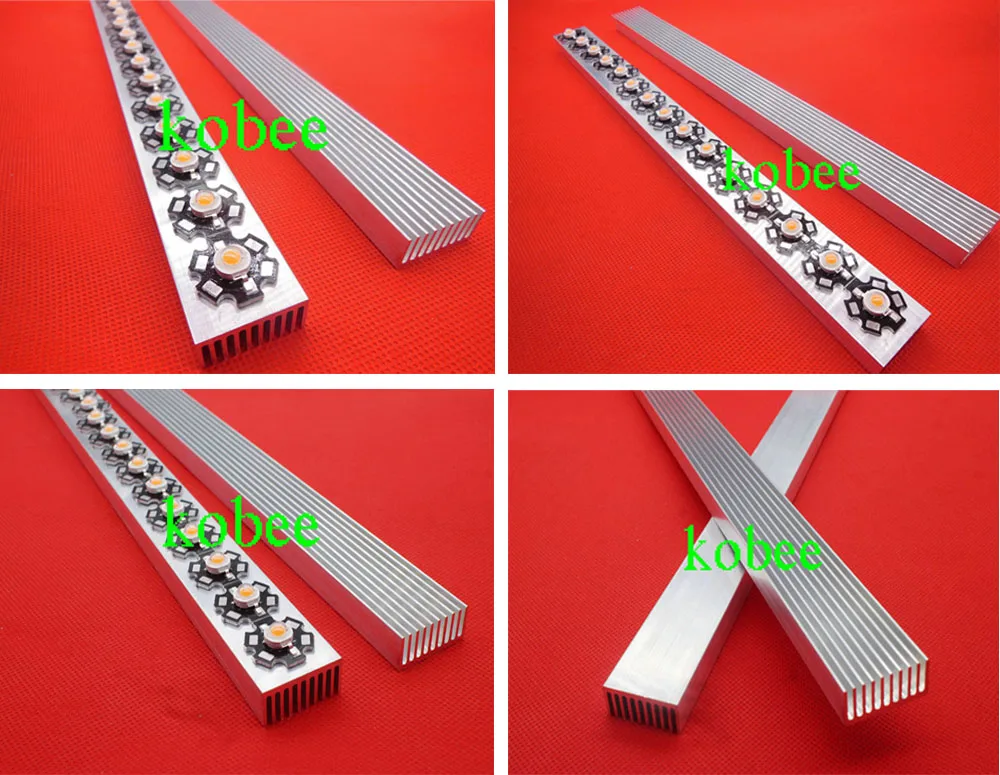 

30cm High Power LED Heatsink 300mm*25mm*12mm heat dissipation aluminum for 1W 3W 5W Hight Power LED