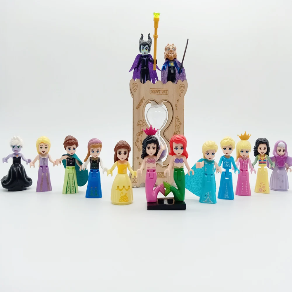 

Legoed movie famous disneyee princess Hogwarts Harri Potter model building blocks action Mini brick Figures blocks toystechnic