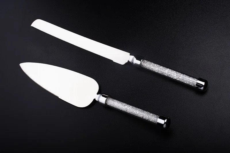 wedding cake knife server set  (2)