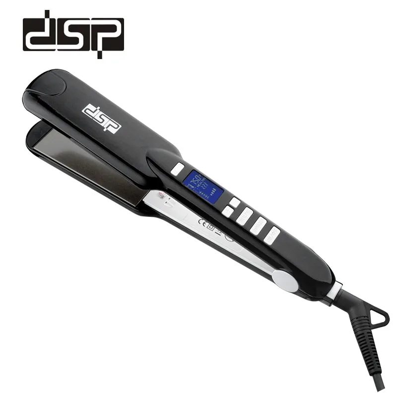 DSP Professional Electric Hair Straightener Wide Plate Flat Iron