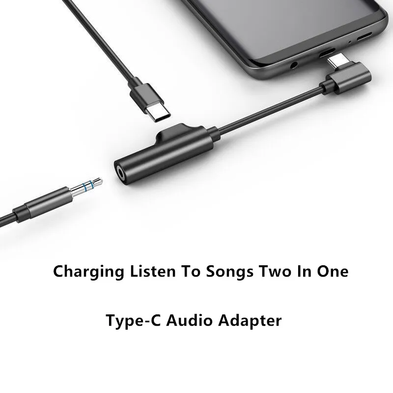 Переходник с USB C на аудиоразъем AUX 3 5 мм переходник OTG для наушников конвертер Xiaomi