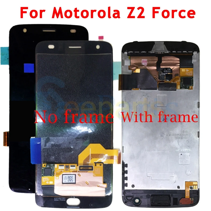5.5For Motorola Moto Z2 Force LCD Display Touch Screen Digitizer Assembly For Moto Z2 Force LCD Replacement Parts Free Shipping (2)