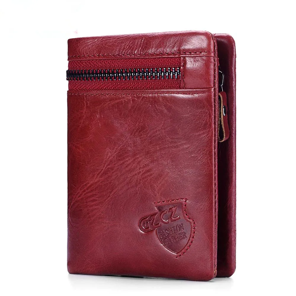 Hengsheng самый популярный красный женский кошелек из натуральной кожи, Женский вертикальный кошелек для моды, Женский кошелек, мужской короткий кошелек
