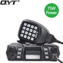 QYT KT-980Plus 75 Вт Супер мощность мобильное радио 136-174 МГц/400-480 МГц Двухдиапазонная f Автомобильная радиоантенна QYT KT 980 Plus радио KT980Plus