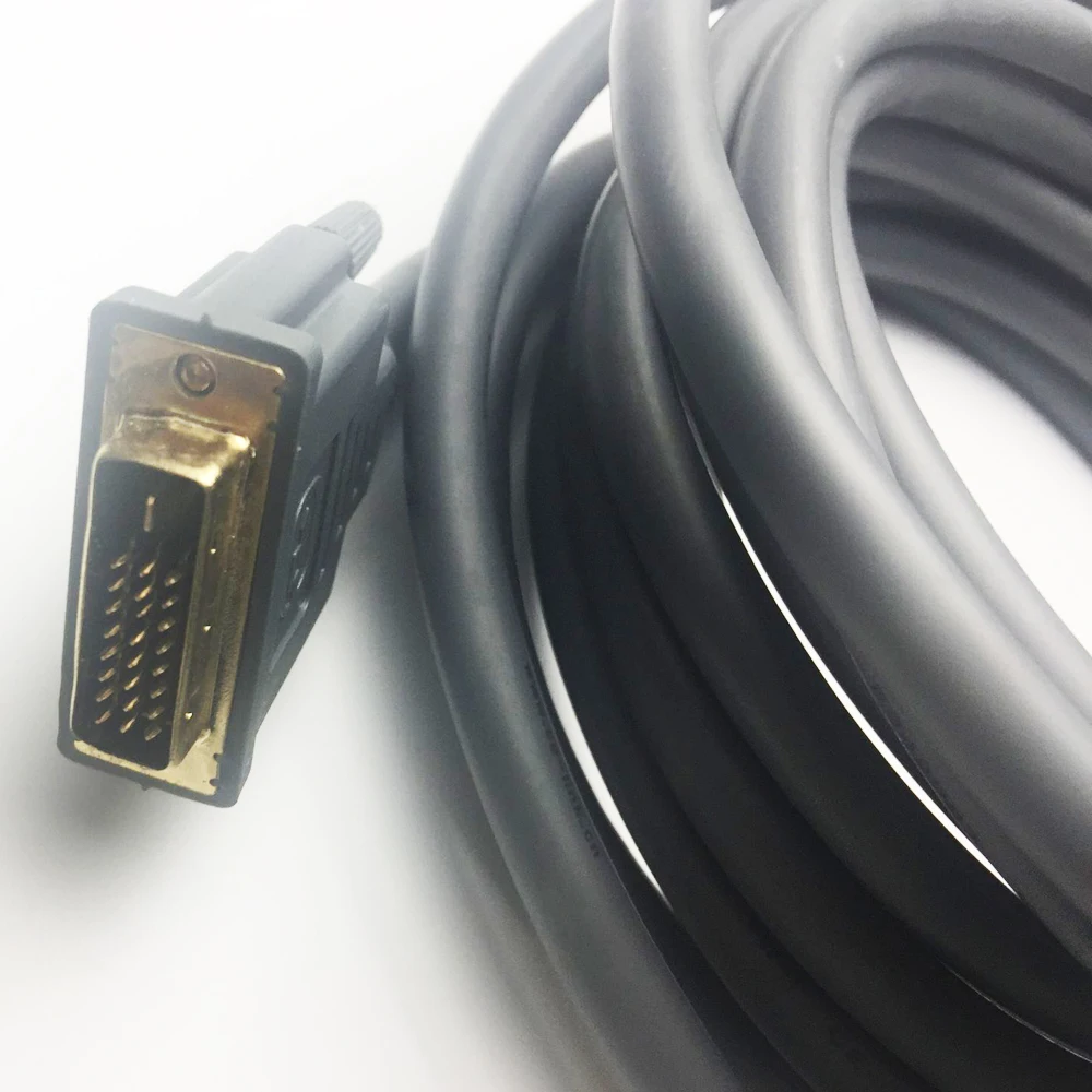 Стандартный двухканальный кабель DVI 5 м 15 футов стандарт 24 + 1 штекер до 2560x1600