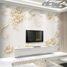 Custom wallpaper 3d photo murals European dream flower embossed stereo mural TV background wall papers home decor 3d wallpaper Custom wallpaper 3d photo murals European dream flower embossed stereo mural TV background wall papers home decor 3d wallpaper