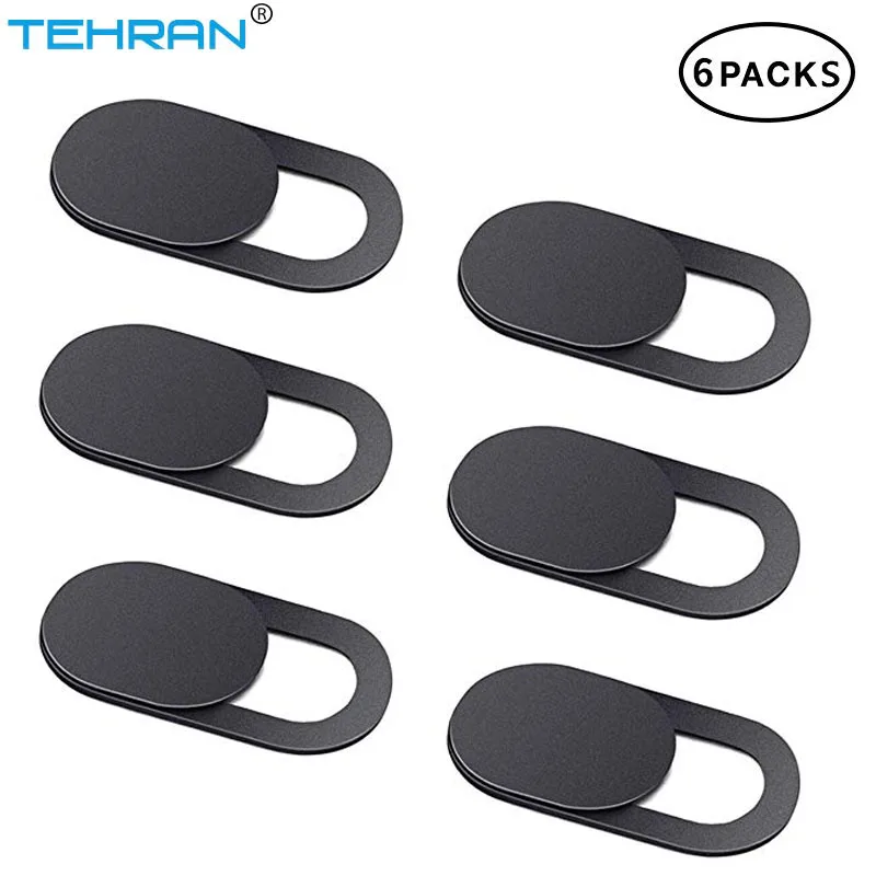 

6 Pack Ultra Thin High Quality Webcam Cover Shutter Magnet Slider Plastic Camera Cover For Laptop Phone iPhone Samsung Xiaomi