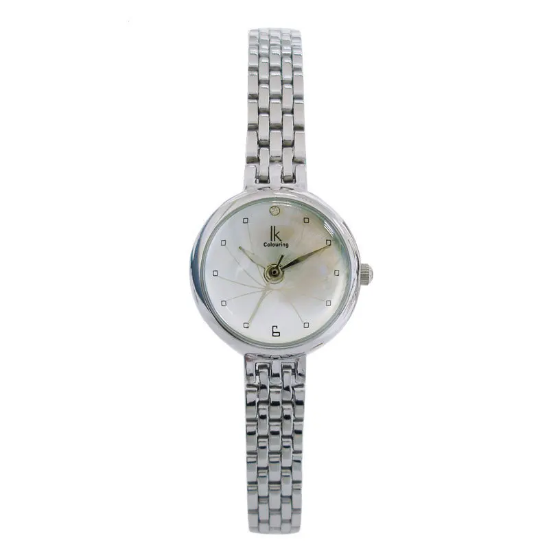 

lady quartz watches Bracelet casual womens clocks stainless steel orologi donna ladies wristwatches waterproof IKcolouring brand