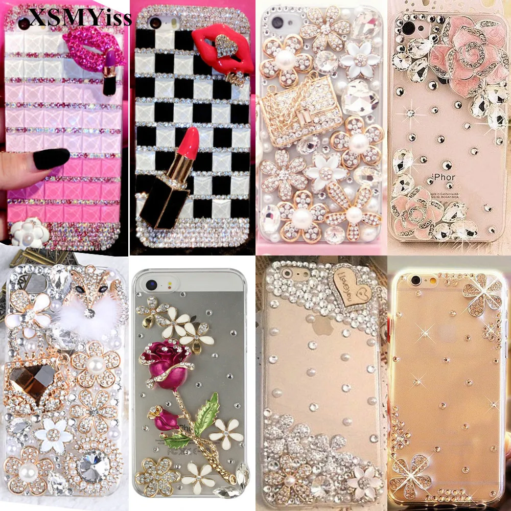 

Phone Case Fashion Bling Crystal Pearl Diamond Transparent Soft shell For Huawei P10 P20 P30 Pro Lite Mate10 20 Pro Lite