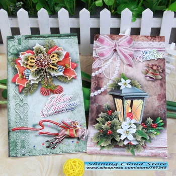 

Free ship!1lot=24pc!Classic Christmas message business card / 3D card/greeting festival holiday wish paper cards