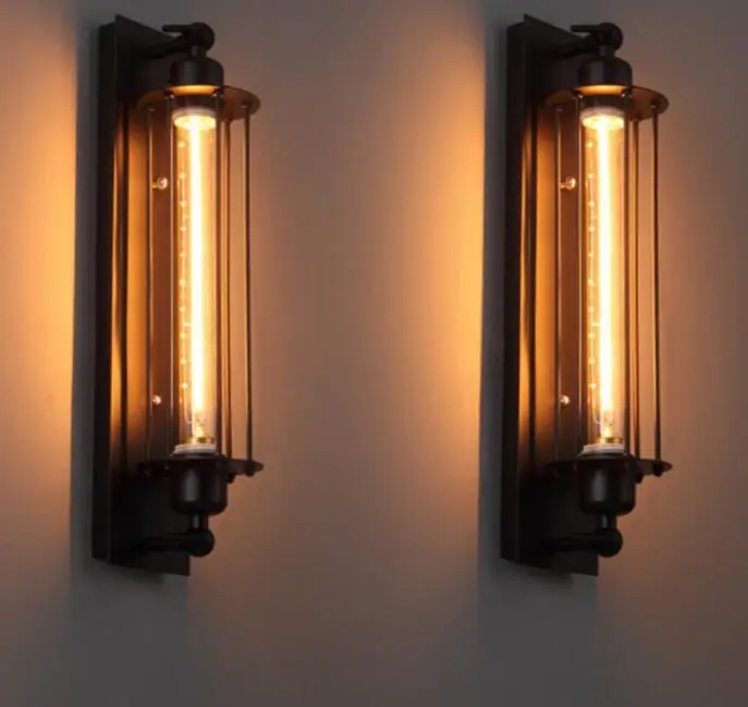 Vintage loft Industrial flute edison E27 40w American Vintage wall lamp for dining room Bar Coffee Shop A137 Vintage loft Industrial flute edison E27 40w American Vintage wall lamp for dining room Bar Coffee Shop A137