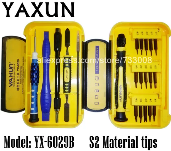 Новый Полный Набор отверток Yaxun 6029B для iphone 4/4s/6G/iphone6 plus высококачественный набор