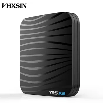 

VHXSIN 50 PCS/LOT S905X2 T95X2 tv box 4G 32G set top box support Android 8.1 Tv center smart tv box quad core 4K USB 3.0