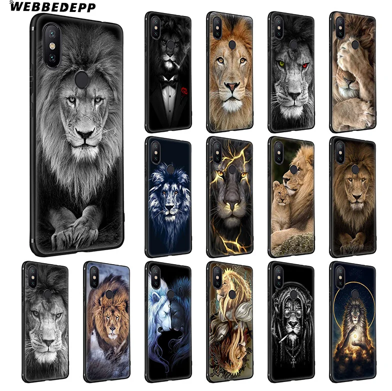 Мягкий силиконовый чехол WEBBEDEPP Lion Alpha Male Cub для Xiaomi Redmi Note 7 6 6A 5 4 4X 4A S2 Plus Pro Lite Go |