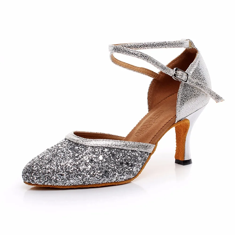 Women Latin/Ballroom Dance Shoe High heel 7.5 cm Salsa Sandals Ladies