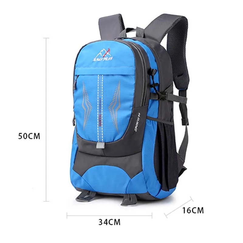 Men's backpack large capacity usb charging men's bags waterproof casual backpacks unisex black travel backpacks Mountaineering