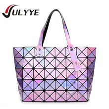 Neue Band Umhängetasche Bonbonfarben Diamant Frauen Mode BAOBAO Schulter Tasche Geometrie Pailletten Spiegel Einfachen Klapp Taschen Frauen