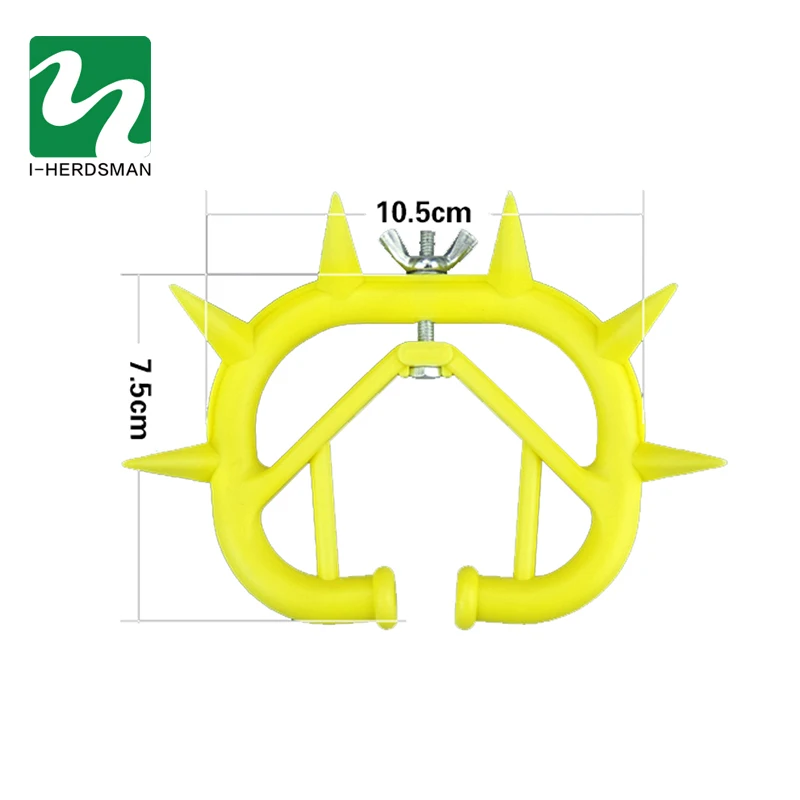 Крупного рогатого скота нос шип из коровьей кожи зажим, приспособление для отъема Ох аппарат для острый нос прочный крупного рогатого скота корова скот Weaner анти доят стоп