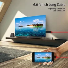 Кабель адаптер DOITOP с 8 контактами на HDMI HD 1080P для iPhone X 7 6 6s Plus 5 SE Apple