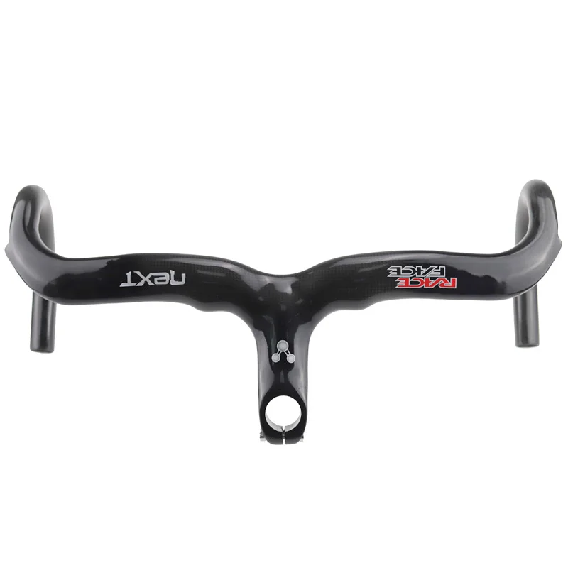 

RACE FACE NEXT Full Carbon Fiber Bicycle Road Integrated Handlebar with Carbon Stem