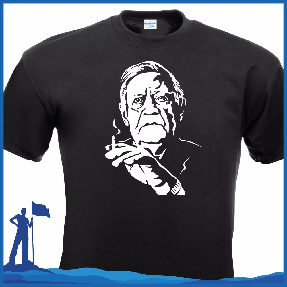Мужская брендовая одежда Harajuku хит продаж дизайнерская футболка Helmut Schmidt Bundeskanzler