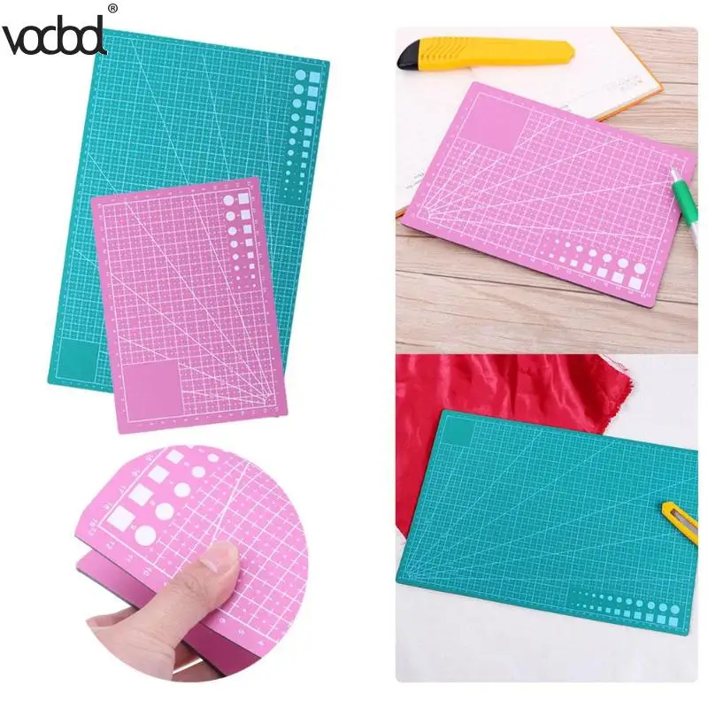 

PVC Patchwork Cutting Mat DIY Craft Cutting Mat Pad DIY Tools A3/A5 Self-healing Leather Paper Cut Board School Office Supplies