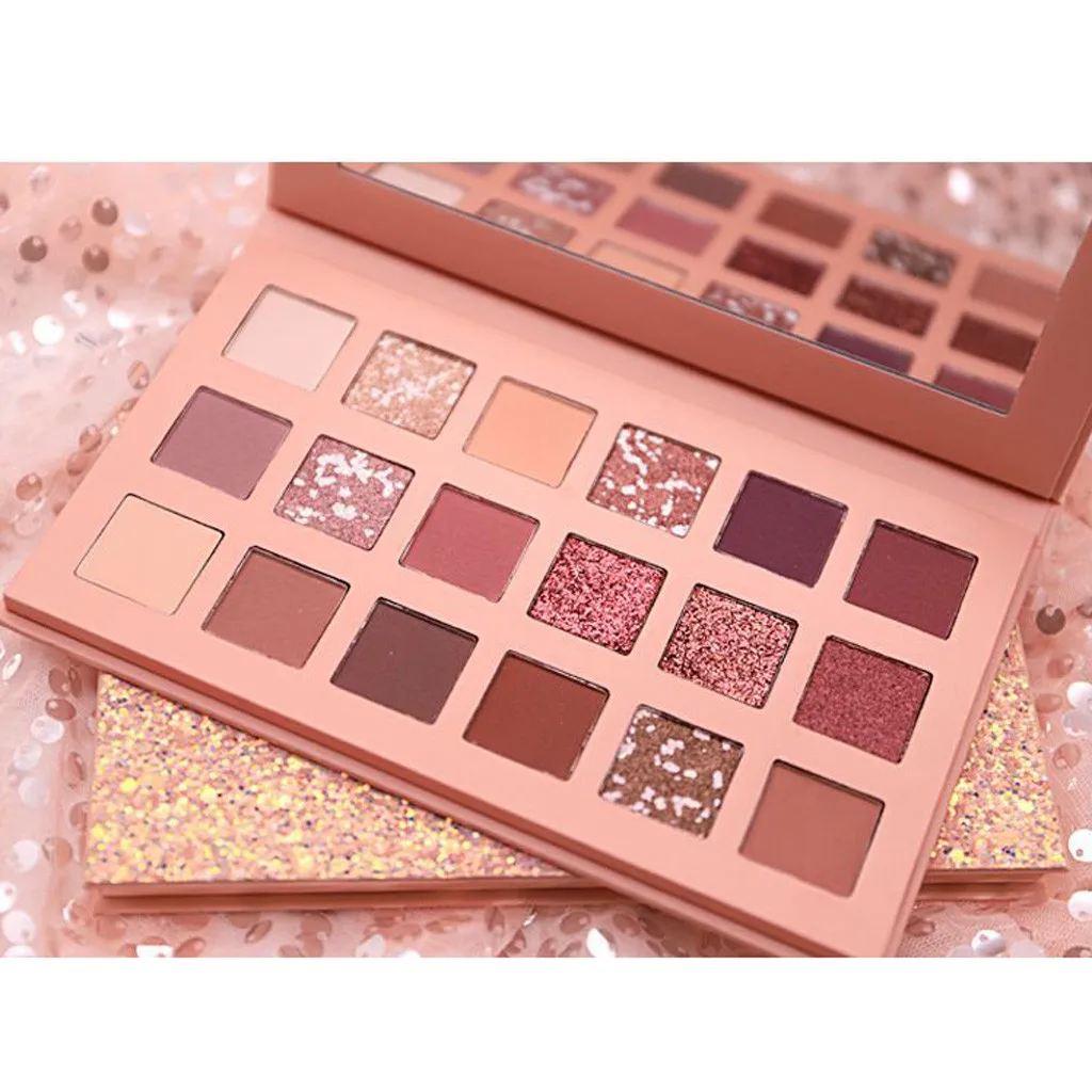

palette maquillage yeux paleta maquiagem new INS Same Style 18 Colors Eye Shadow Makeup Pearl Metallic Eyeshadow Palette Make