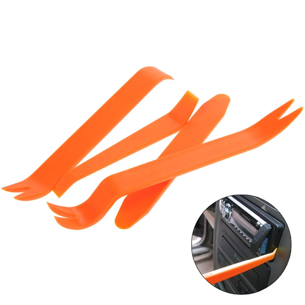 4Pcs/set Professional Vehicle Dash Trim Tool Car Door Panel Audio Dismantle Remove Install Pry Kit Refit Set Hand Tools Set New