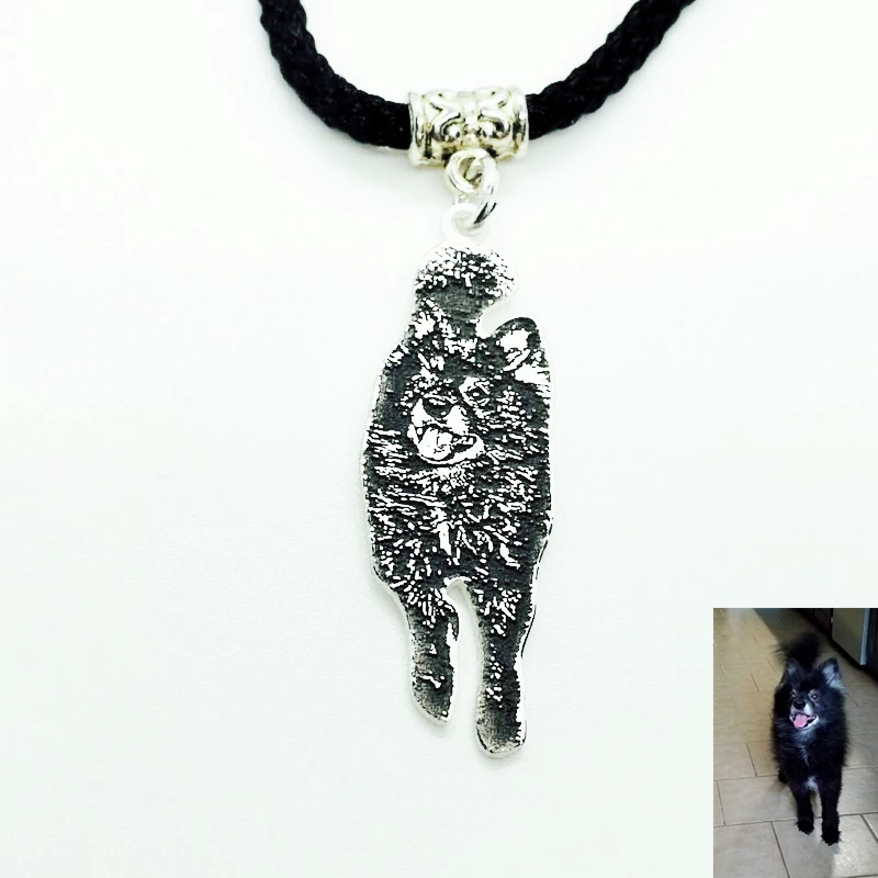 33 Best Images Personalized Pet Photo Necklace India / Custom Pet Necklace Personalized Photo Cat and Dog Picture ...