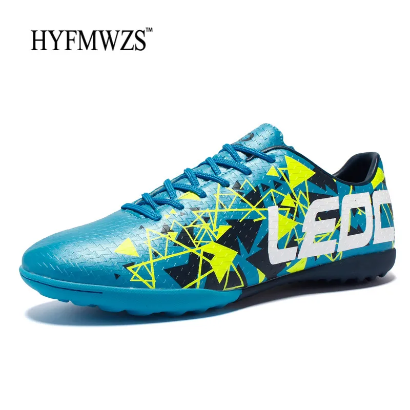

HYFMWZS Big Size 3.5-9.5 High Quality TF Soccer Shoes Mens Football Boots Superfly Cheap Boys Football Shoes Kids Chuteiras 2018