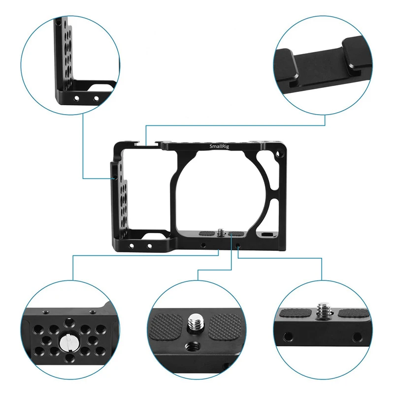 Стабилизатор для камеры SmallRig A6300 Sony A6000 с отверстиями крепления на обуви варианты