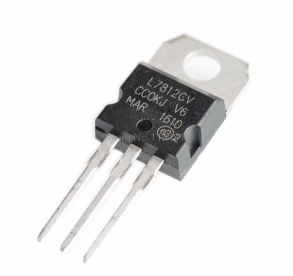 

L7812CV TO-220 Three 7812 terminal voltage regulator circuit 12V chip-MHBX2