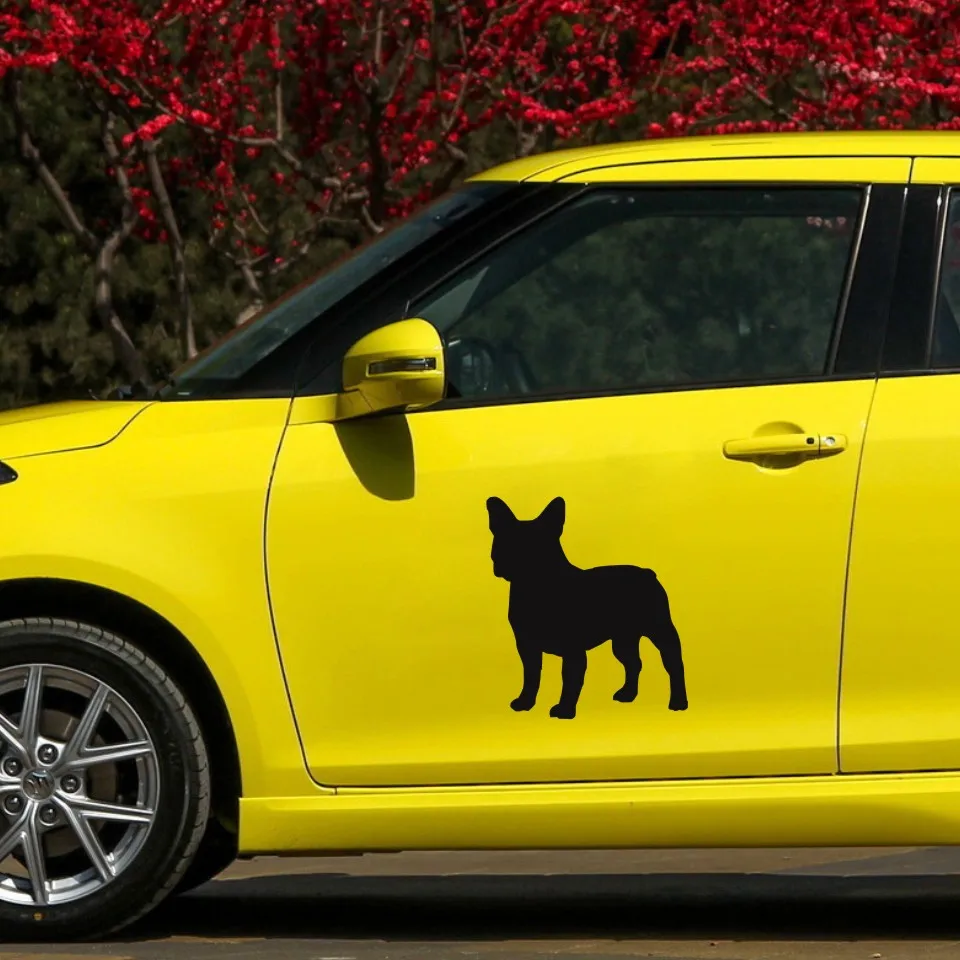 Cunymagos French Bulldog Personality Decal Sticker Car Styling Fashion Animal Decorative Stickers Vinyl Car Stickers 11.512 (6)