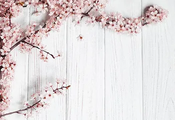 

Vinyl photographic background Winter White Flowers Celebrate Wedding Backdrop