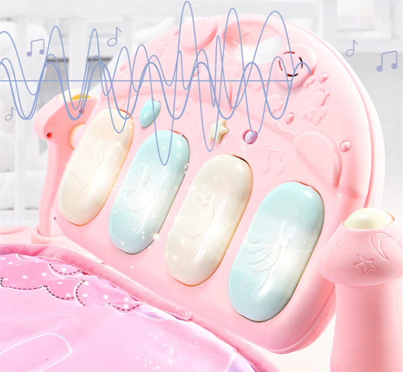 Детский музыкальный игровой коврик для фортепиано, игрушки для активного отдыха, детские игрушки, спортивные коврики для тренажерного зала, обучающая стойка, игрушки для тренажерного зала, мягкие детские игровые коврики для детей 0-36 месяцев