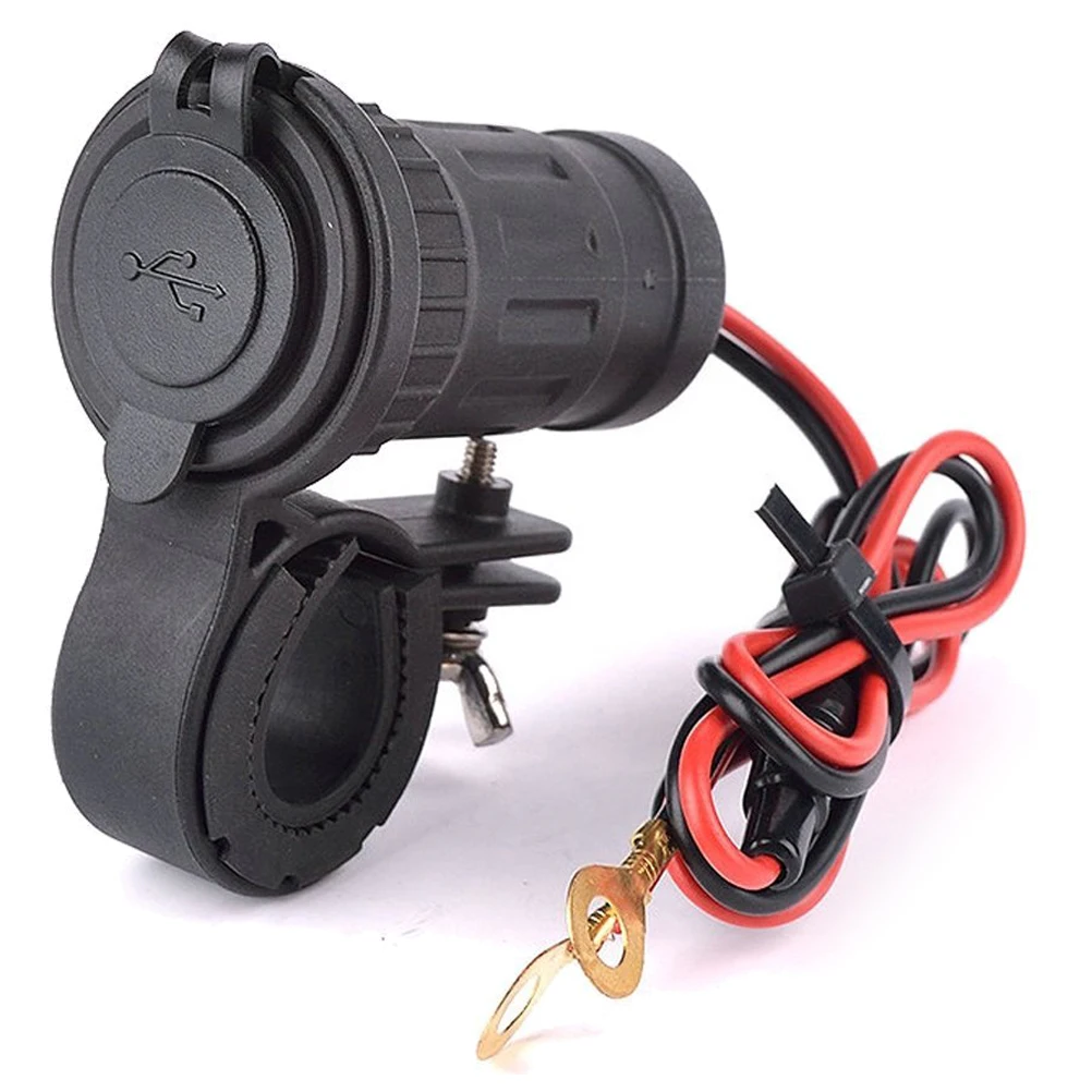 AUTO Universal 12V 24V Waterproof Car Motorcycle Boat Dual USB Power