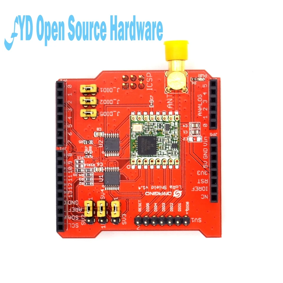 1 шт. дальние расстояния беспроводной 868 Mhz/915 Mhz/433 Mhz Lora щит для Leonardo, UNO, Mega2560, Duemilanove, Due