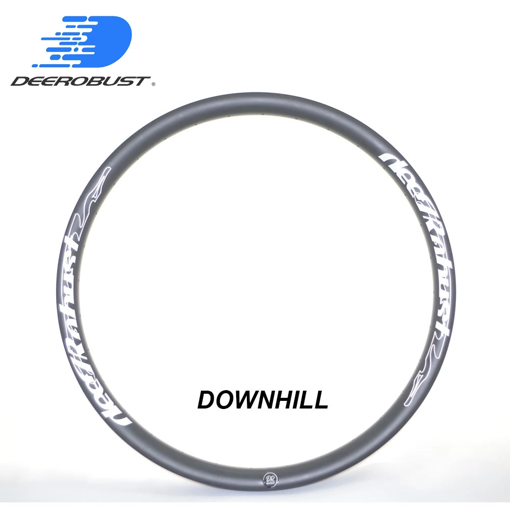 Excellent 650B Carbon Mountain Bike FR Free ride/DH Rims 30mm x 40mm Down Hill Bicycle Rim 27.5er MTB Hookless Tubeless Clincher 32 holes 0