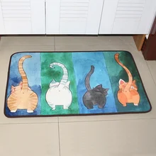 Приветственные напольные коврики с принтом кота нескользящий коврик для ванной комнаты ковры коврики противоскользящие области ковер уличный коврик