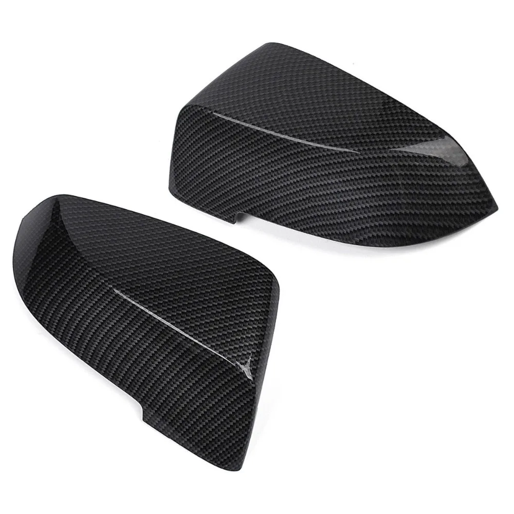 

For BMW 5 Series F10 F11 14-17 car mirror cover ABS + carbon fiber rearview door side wing mirror cover cpas with carbon fiber