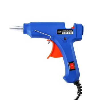 

Hot Melt Glue Gun 20W EU Plug Industrial Mini Guns Thermo Electric Gluegun Heat Temperature Tool Graft Repair Tools