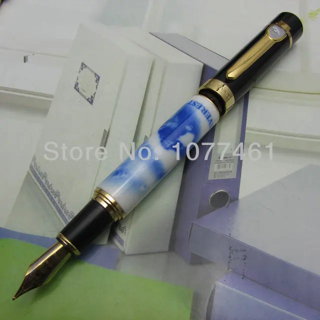 

JINHAO EVEREST PAINTING CERAMAL 18KGP M nib Fountain Pen with Ordinary Gift Box J1155