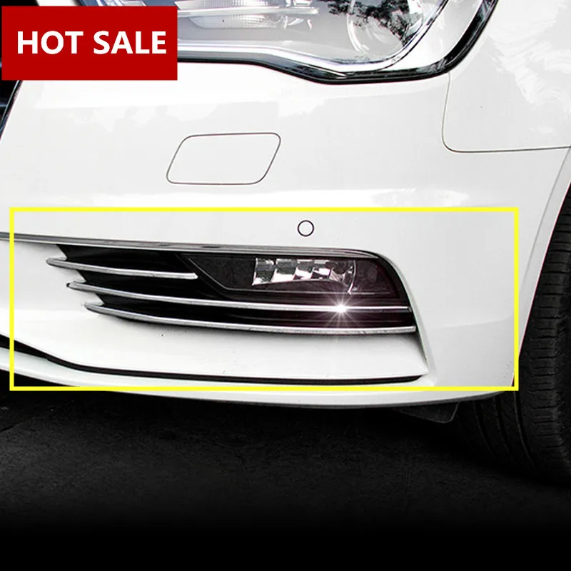 Exterior Front Fog Light Lamp Cover Trim For Audi A3 8V Sedan 2012 2015 6pcsin Interior