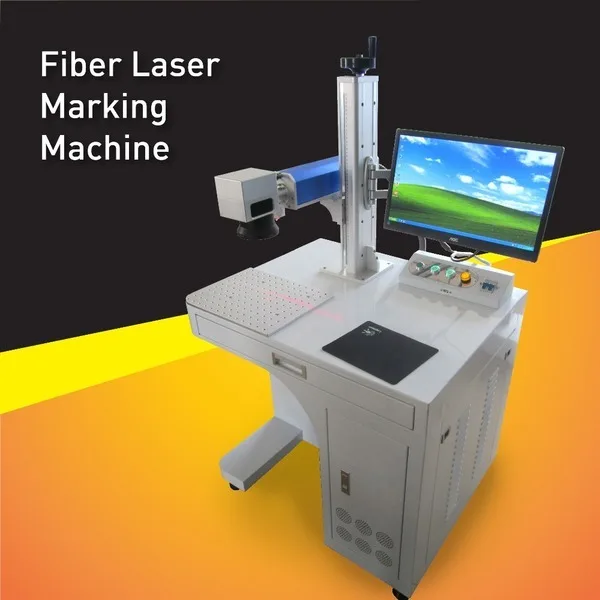 High Accuracy 20Watt Fiber Laser Marking Machine For Metal,High Speed