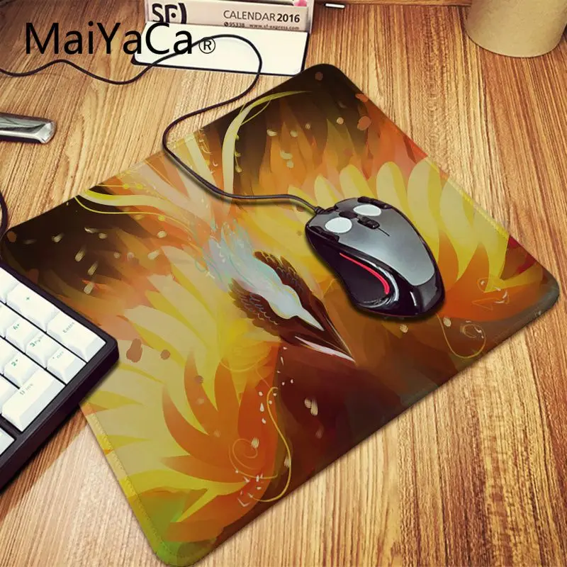 Maiyaca, винтажный крутой коврик для мыши dota 2 Phoenix, игровой коврик для геймера, коврик для мыши, для Notbook gamer, компьютерный игровой коврик, мышь для геймера