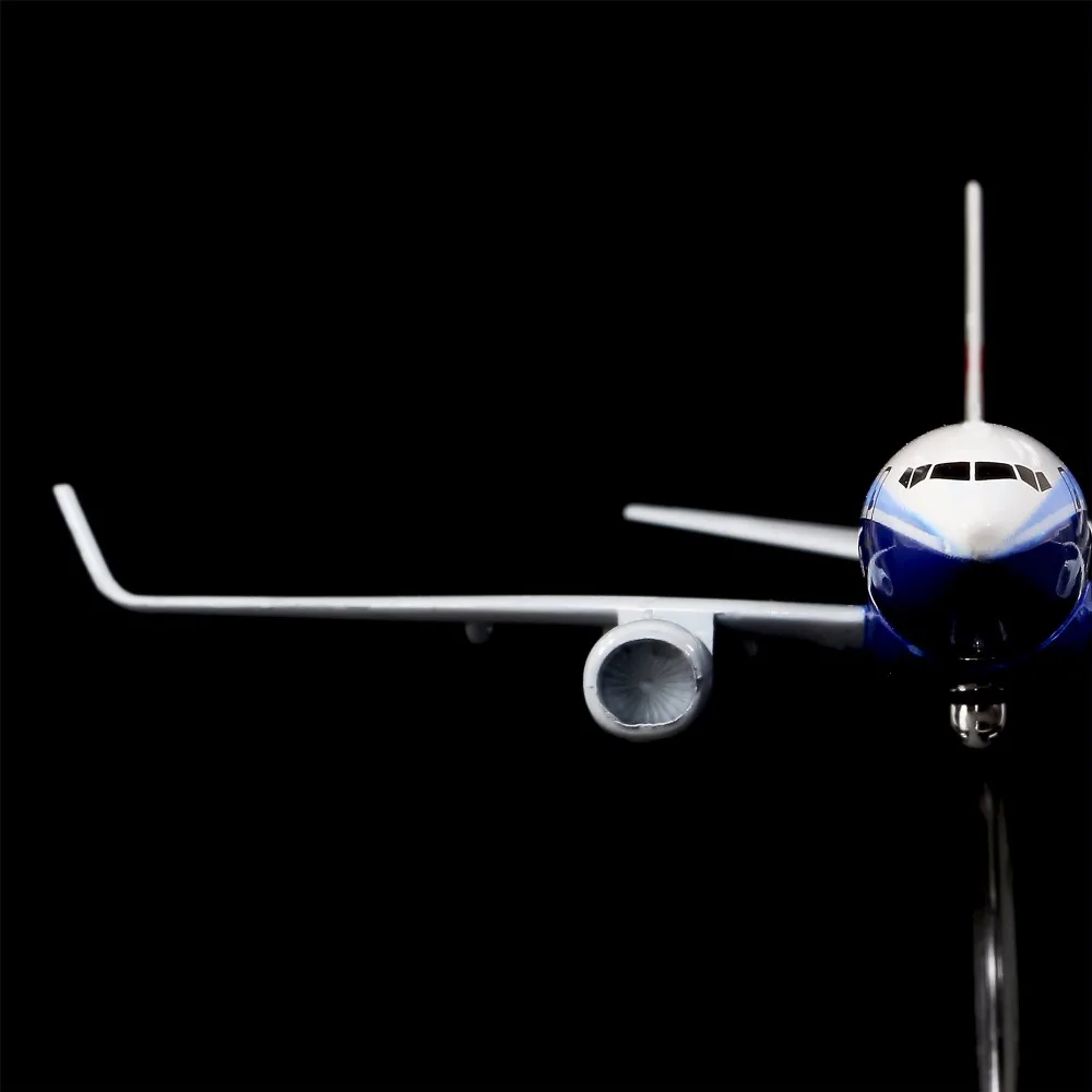1:400 16 см лев синий Боинг 737 металлическая модель самолета офиса декоративная